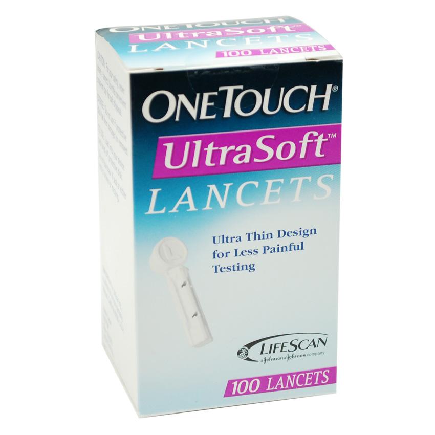 One Touch Ultra Soft Lancets 100’s GPharmacys